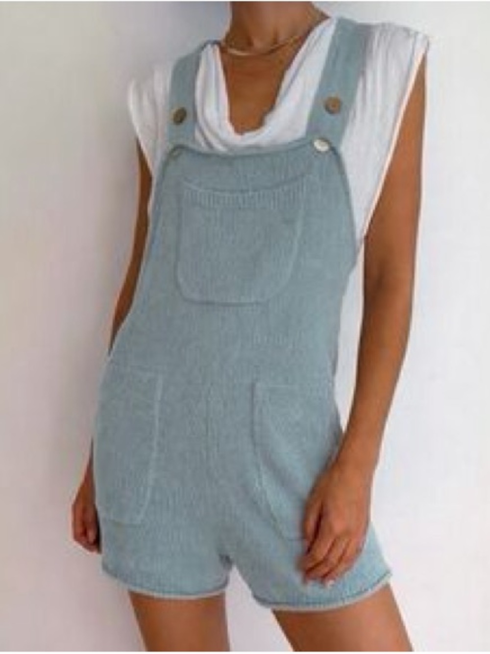 Free People Beach Over It Knit Romper L